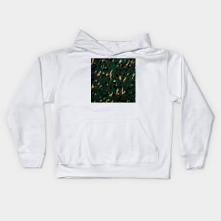 Camouflage - Green Grey Kids Hoodie